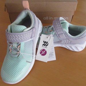 ALL IN MOTION  Childrens mint green sneakers size 13 NWT!!